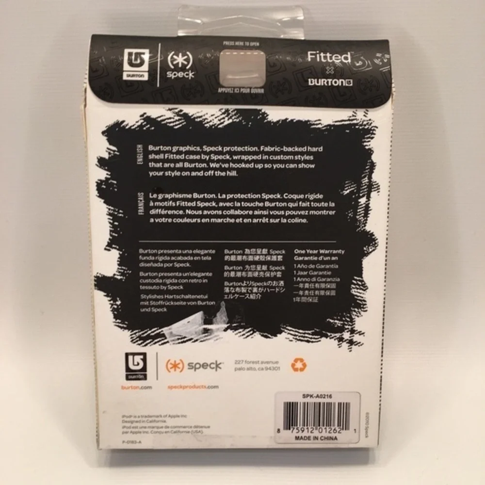 Fitted X Burton I pod touch gen 4 case